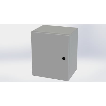 Saginaw Control & Engineering 1/4 Turn Latch Electrical Enclosures, 12 in H, 8 in D, 10 in W, NEMA 3R, 4, 12, 13, Carbon Steel SCE-12108ELJ